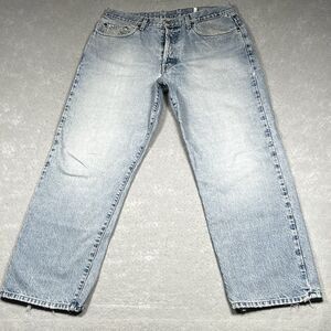 Vintage Lucky Brand Jeans Mens 36 Dungarees Low Rise Denim Pockets Made in USA